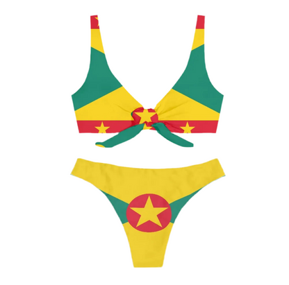 Grenada Knot-tie Bikini Top