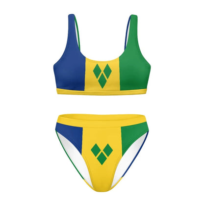 St Vincent & Grenadines Square Neck Bikini Top